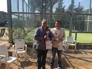 La coppia composta da Vannini ed Incerpi vittoriosa al torneo di doppio del Tennis Mago Bago 2.0